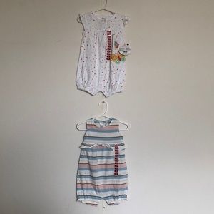 Bundle of two Carter’s girls onesies